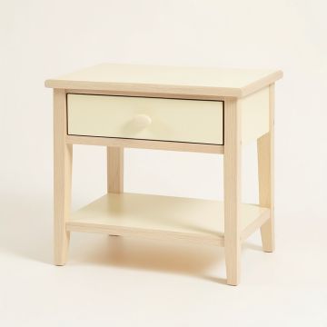 Fern Field Nightstand - Cream (synthetic illustration; no displayed measurements)