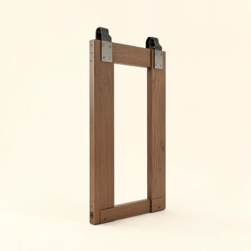 Sliding Single Track Barn Door Hardware Kit (synthetic illustration; no displayed measurements)