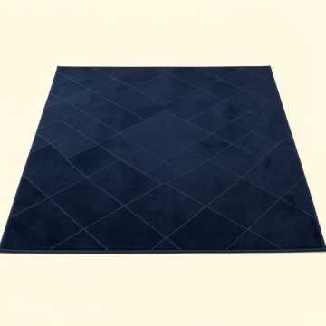 Meadow Bend Rectangular Area Rug - Navy (synthetic illustration; no displayed measurements)