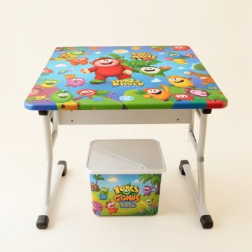 Trolls World Tour 23 '' Art Desk With Storage Bin (synthetic illustration; no displayed measurements)