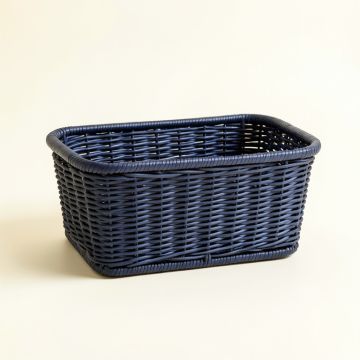 Fern Bluff Empty Storage Basket - Navy (synthetic illustration; no displayed measurements)