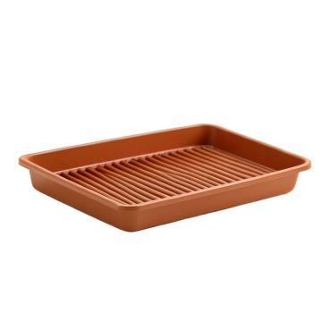 Alder Canyon Empty Under-Desk Cable Tray - Terracotta