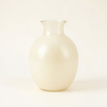 Glen Bluff Empty Decorative Vase - Ivory (synthetic illustration; no displayed measurements)