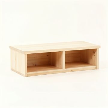 Rowan Canyon Shoe Storage Bench - Ivory (synthetic illustration; no displayed measurements)