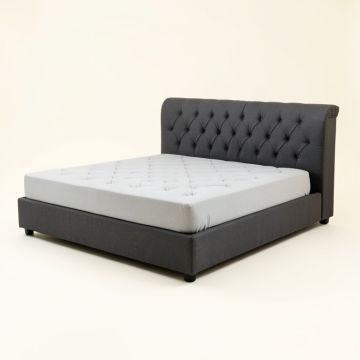 Williams Tufted Upholstered Low Profile Platform Bed (synthetic illustration; no displayed measurements)