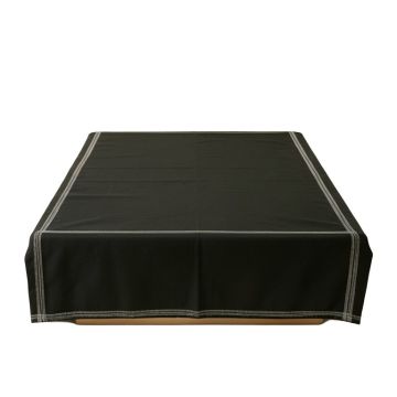 Hazel Falls Flat Bed Sheet - Black