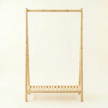Holly Arc Empty Garment Rack - Ivory (synthetic illustration; no displayed measurements)