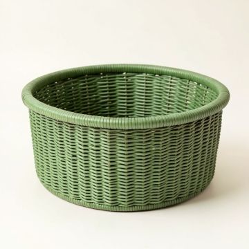 Slate Bridge Empty Storage Basket - Green (synthetic illustration; no displayed measurements)