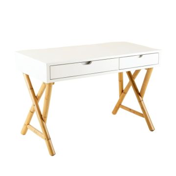 Laurel Crest Writing Desk - White