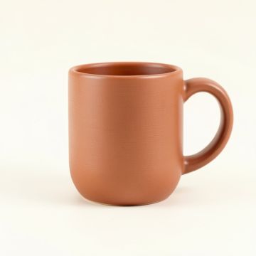 Aspen Brook Ceramic Mug - Terracotta (synthetic illustration; no displayed measurements)