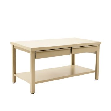 Juniper Bridge Empty Workshop Workbench - Beige