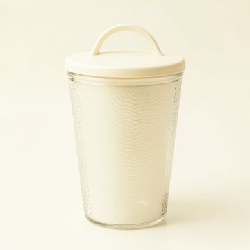 Cove Canyon Storage Canister With Lid - Ivory (synthetic illustration; no displayed measurements)
