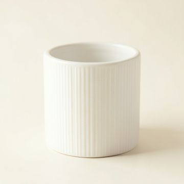 Cove Crossing Empty Candle Holder - White (synthetic illustration; no displayed measurements)