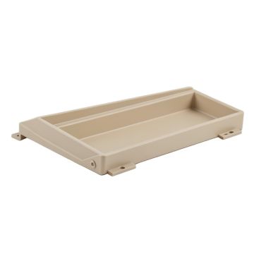 Glen Bend Empty Under-Desk Cable Tray - Beige (synthetic illustration; no displayed measurements)