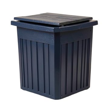 River Branch Closed Garden Compost Bin - Navy