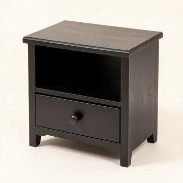 Hill Bend Nightstand - Black (synthetic illustration; no displayed measurements)
