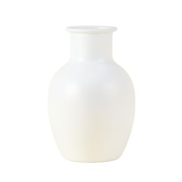 Linden Arc Empty Decorative Vase - White
