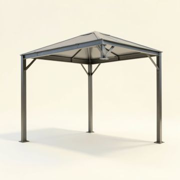 13 Ft. W X 10 Ft. D Steel Pergola (synthetic illustration; no displayed measurements)