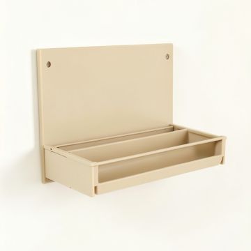 Holly Dale Empty Wall-Mounted Tool Organizer Panel - Beige (synthetic illustration; no displayed measurements)