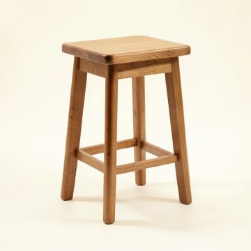 Lawley Solid Wood Bar & Counter Stool (synthetic illustration; no displayed measurements)