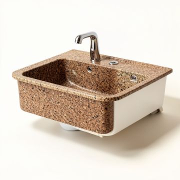 Granite Composite 30 '' L X 21 '' W Farmhouse/Apron Kitchen Sink With Drain Assembly (synthetic illustration; no displayed measurements)
