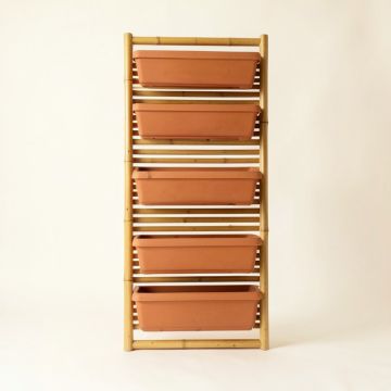 Sage Crest Empty Vertical Garden Frame - Terracotta (synthetic illustration; no displayed measurements)