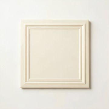 Clay Bluff Uninstalled Square Decorative Tile - Cream (synthetic illustration; no displayed measurements)