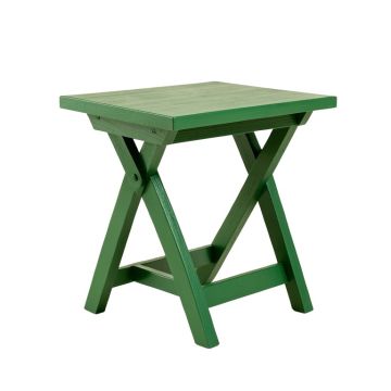 Shore Bluff Compact Balcony Table - Green (synthetic illustration; no displayed measurements)