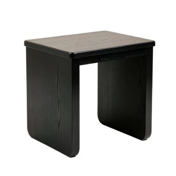 Clay Edge Side Table - Black