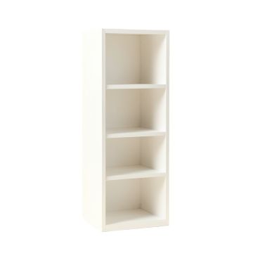 Pine Dell Narrow Cubby Tower - White (synthetic illustration; no displayed measurements)