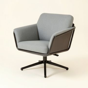 Tuten 40.25 '' Wide Swivel Papasan Chair (synthetic illustration; no displayed measurements)