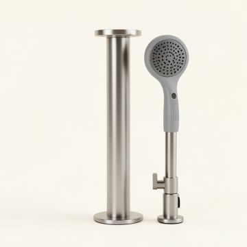 Stylish Thermostatic Complete Shower System With Rough-In Valve (synthetic illustration; no displayed measurements)