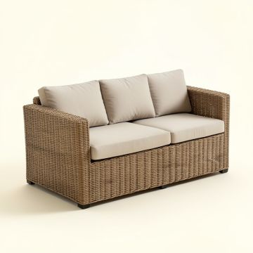 Romford Patio Sofa With Cushions (synthetic illustration; no displayed measurements)
