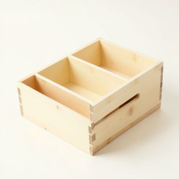 Stone Bluff Empty Coffee-Station Organizer - Cream (synthetic illustration; no displayed measurements)