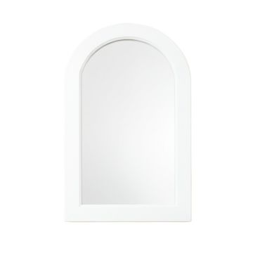 Heath Crest Framed Wall Mirror - White
