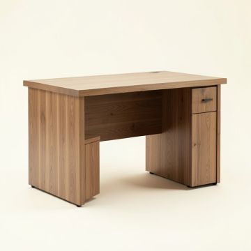 Adeptus Solid Wood Desk (synthetic illustration; no displayed measurements)