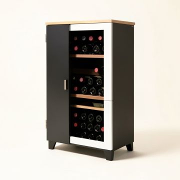 Sandie 9 Bottle Floor Wine Cabinet (synthetic illustration; no displayed measurements)