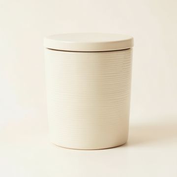 Holly Brook Storage Canister With Lid - Ivory (synthetic illustration; no displayed measurements)