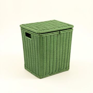 Clay Crossing Laundry Hamper - Green (synthetic illustration; no displayed measurements)