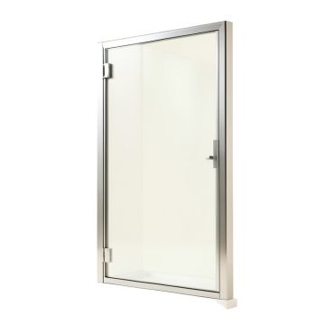 60 '' W X 62 '' H Semi-Frameless Tub Door