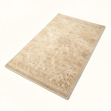 Rodeo Palermo Bohemian Ogee Power Loom Beige Rug (synthetic illustration; no displayed measurements)