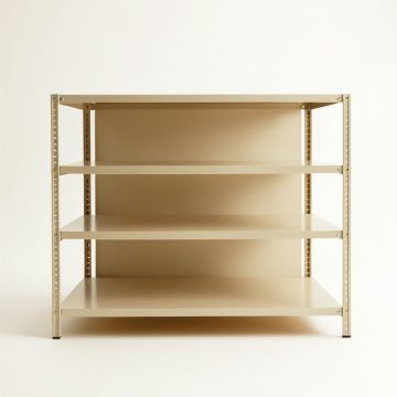 Willow Crest Empty Seed-Starting Shelving Unit Without Lights - Beige (synthetic illustration; no displayed measurements)