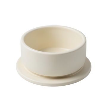 Lake Crest Empty Candle Holder - Cream
