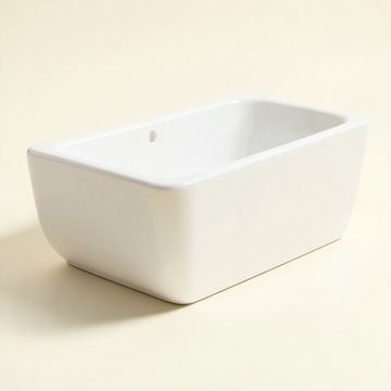 Ceramic Rectangular Vessel Bathroom Sink (synthetic illustration; no displayed measurements)