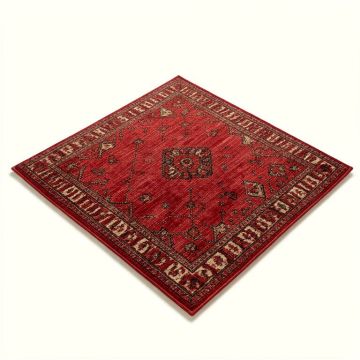 Hague Moroccan Trellis Textured Power Loom Red Rug (synthetic illustration; no displayed measurements)