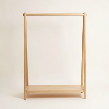 Summit Bluff Empty Garment Rack - Beige (synthetic illustration; no displayed measurements)