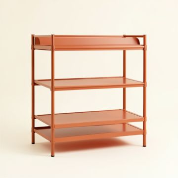 Vale Bluff Empty Countertop Canister Rack - Terracotta (synthetic illustration; no displayed measurements)