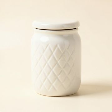 Lidded Pineapple Decorative Storage Jar (synthetic illustration; no displayed measurements)