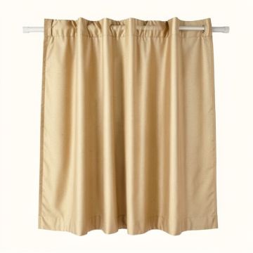 Bathroom Geometric Semi-Sheer Rod Pocket Curtain Panels (synthetic illustration; no displayed measurements)