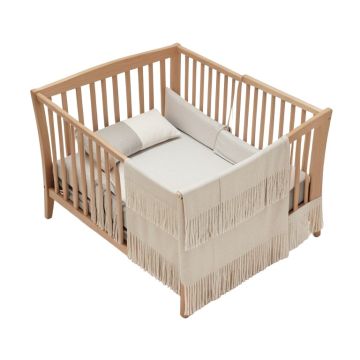 Fringe 4 Piece Crib Bedding Set